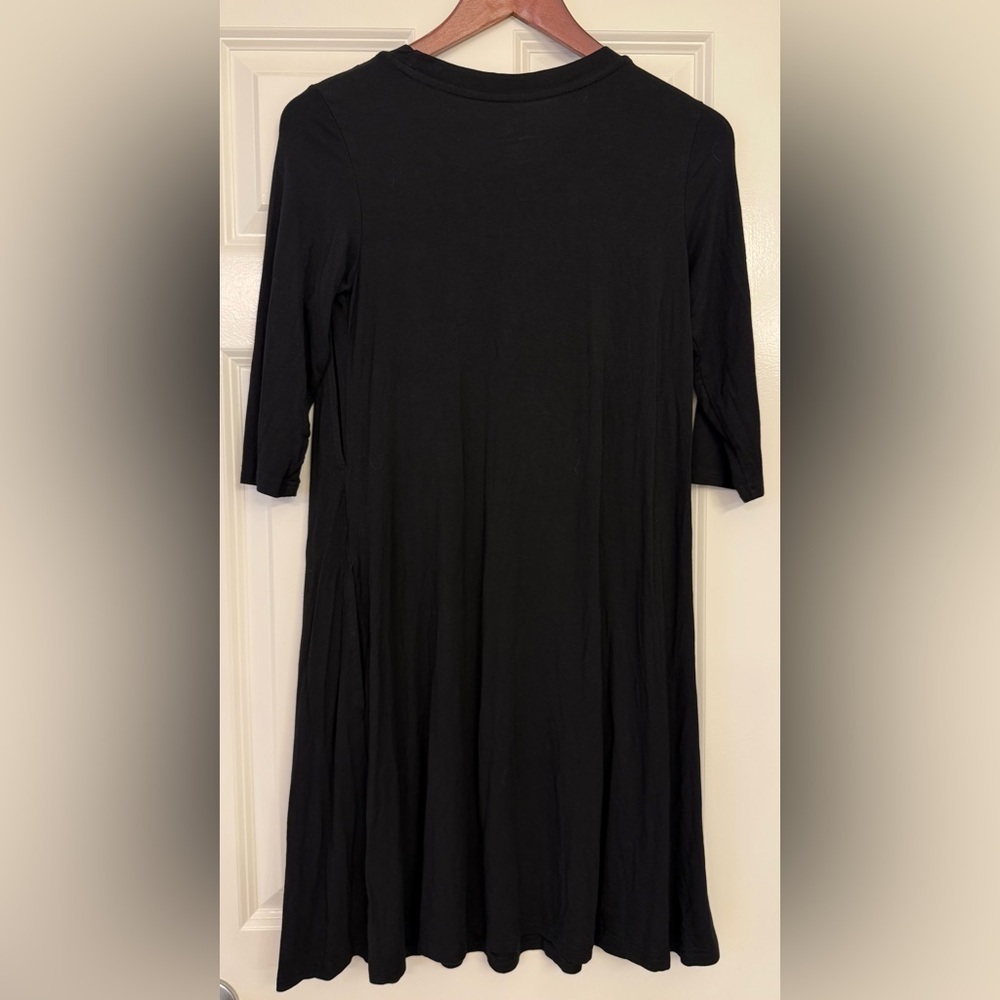 Latched Mama Maternity Pregnancy Postpartum Nursing Dress Size Small Black - Picture 2 of 5